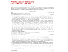 Tablet Screenshot of amanda.net