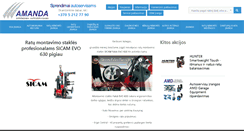Desktop Screenshot of amanda.lt