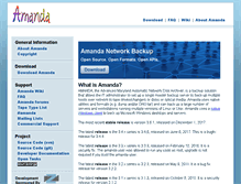 Tablet Screenshot of amanda.org