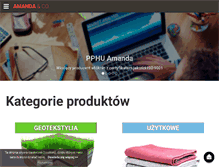 Tablet Screenshot of amanda.net.pl